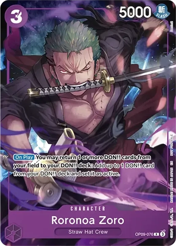 Roronoa Zoro R [OP09-076][EN](Promotional Card "Welcome Pack Vol.2")