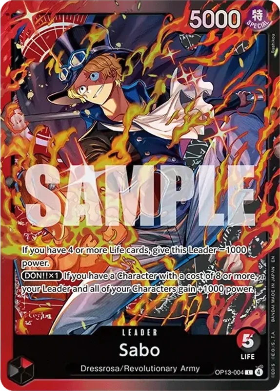 Sabo L [OP13-004][EN](Start Deck "RED/BLACK Sabo")