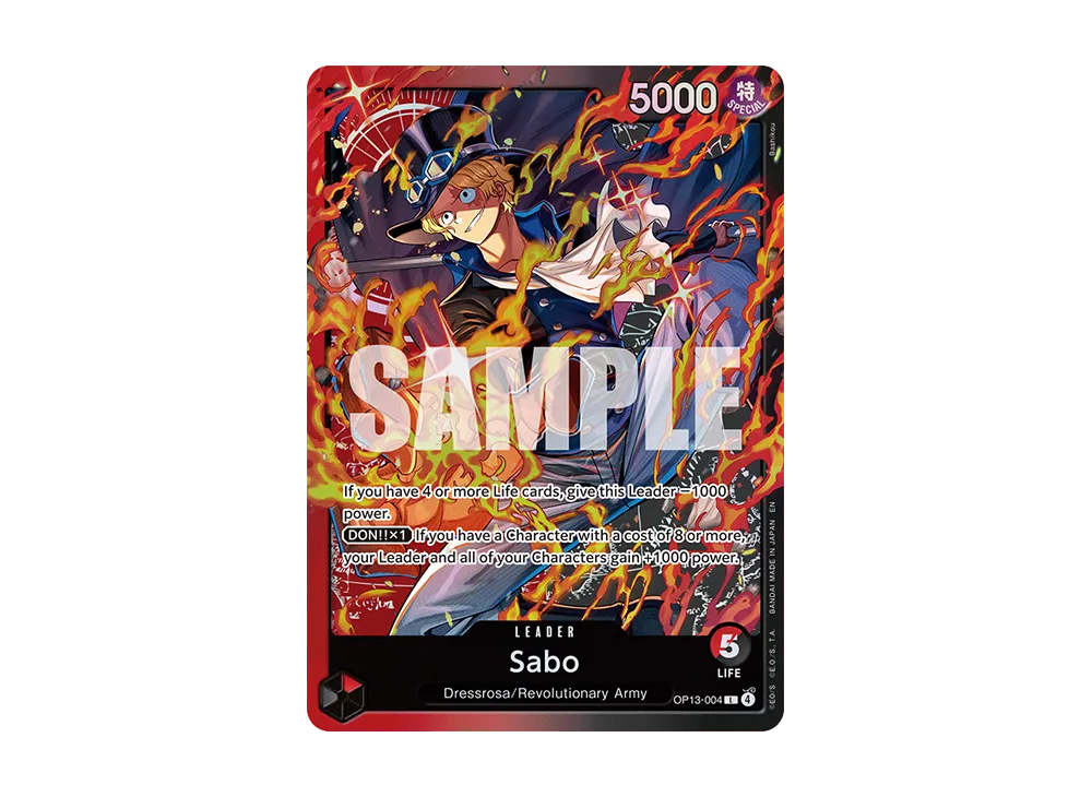 Sabo L [OP13-004][EN](Start Deck "RED/BLACK Sabo")
