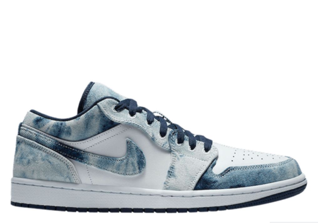 nike air jordan 1 low washed denim